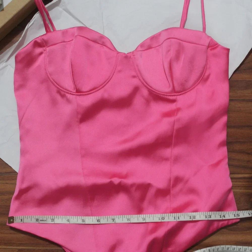 NWT Hot Pink Bodysuit from Zara, size S. - Picture 8 of 9